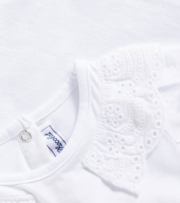 Baby ruffled cotton-blend T-shirt | Tartine et Chocolat