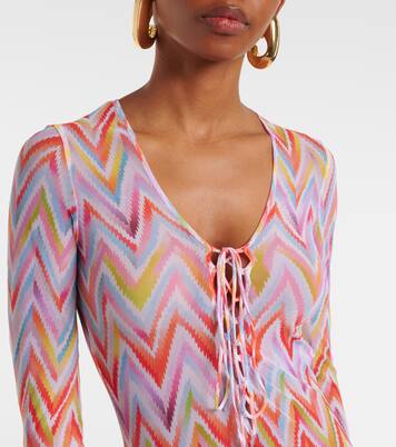 Copricostume in tulle a zig-zag | Missoni