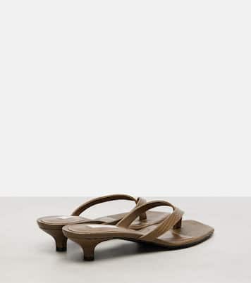 Leather thong sandals | Toteme
