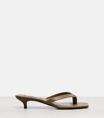 Leather thong sandals | Toteme