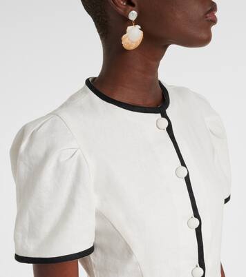 فستان قصير من الكتّان Jane  | Faithfull