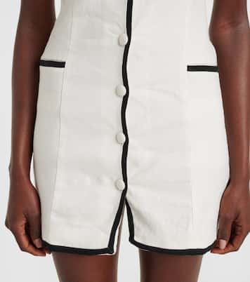 فستان قصير من الكتّان Jane  | Faithfull