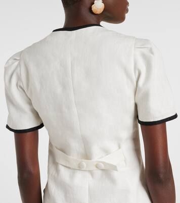 فستان قصير من الكتّان Jane  | Faithfull