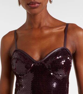 Robe longue à ornements | David Koma