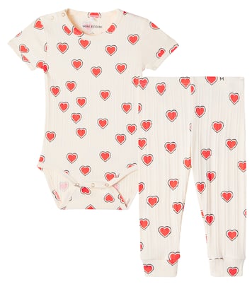 Baby printed bodysuit and pants set | Mini Rodini