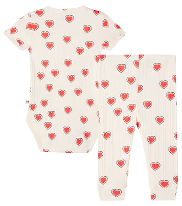 Baby printed bodysuit and pants set | Mini Rodini
