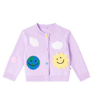 Baby Cardigan aus Baumwolle und Wolle | Stella McCartney Kids