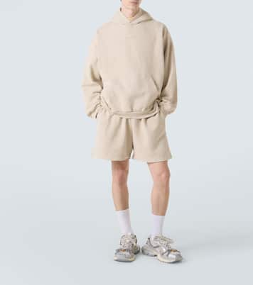 كنزة هودي من فليس القطن بلوغو | Balenciaga