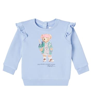 Baby Polo Bear cotton-blend fleece sweatshirt | Polo Ralph Lauren Kids