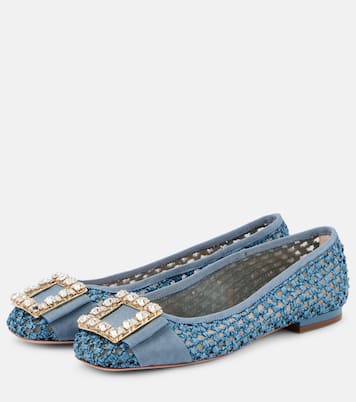 Tres Vivier embellished ballet flats | Roger Vivier