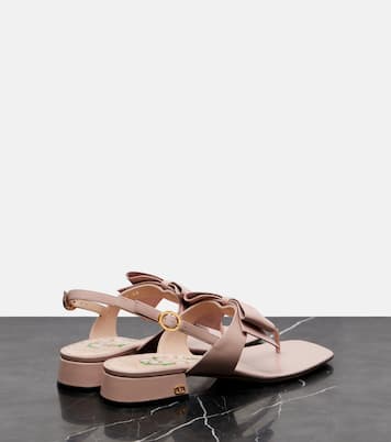 Bowow 25 leather thong sandals | Valentino Garavani