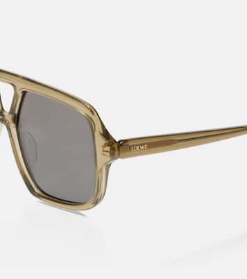 Logo aviator sunglasses | Loewe