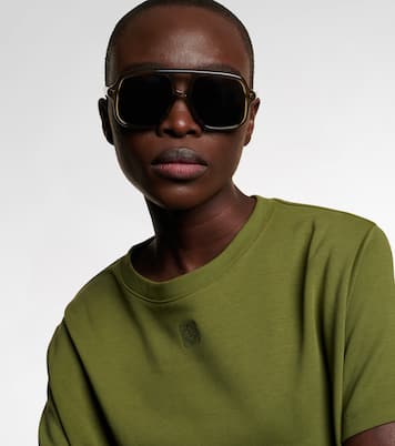 Logo aviator sunglasses | Loewe