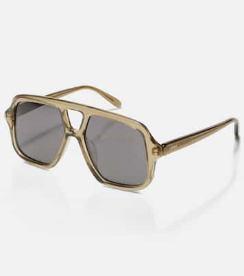 Logo aviator sunglasses | Loewe