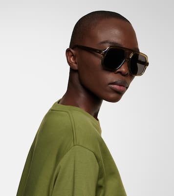 Logo aviator sunglasses | Loewe