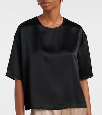 Barb satin T-shirt | Leset