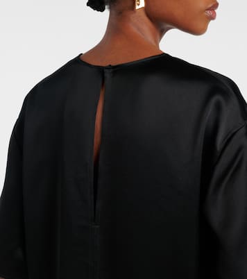 Barb satin T-shirt | Leset