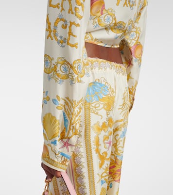 Cropped-Top Underwater Barocco | Versace