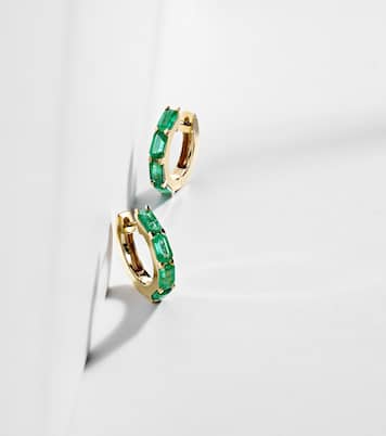 Boucles d'oreilles Hugie en or 18 ct et émeraudes | Shay Jewelry