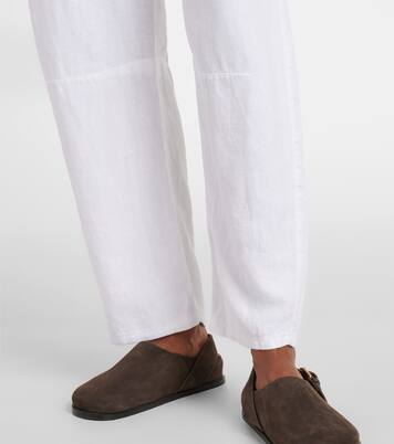 Gerade Hose Taylor aus Leinen | Velvet