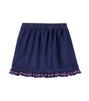 Baby Tessa cotton denim skirt | Bebe Organic
