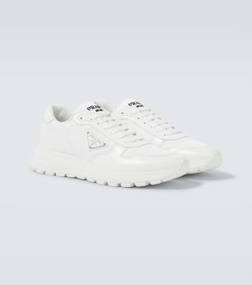 Re-Nylon and leather sneakers | Prada