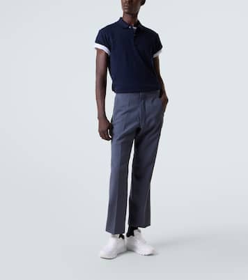 Re-Nylon and leather sneakers | Prada