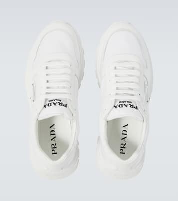 Re-Nylon and leather sneakers | Prada