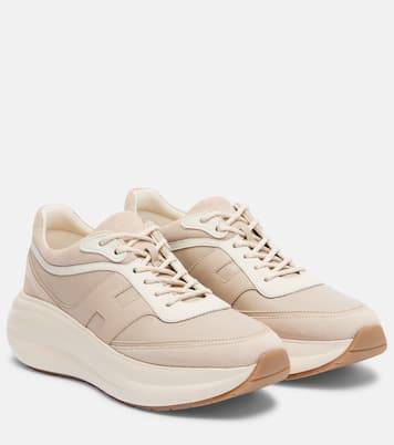 H696 leather platform sneakers  | Hogan