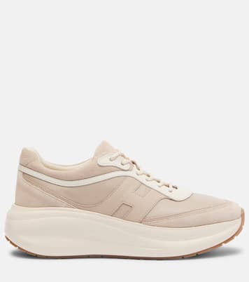 H696 leather platform sneakers  | Hogan