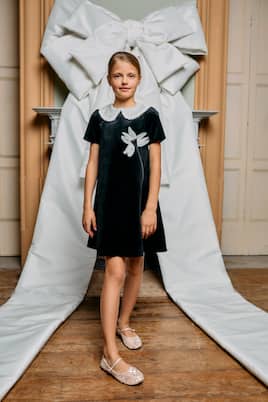 Besticktes Kleid mit Spitze | Patachou