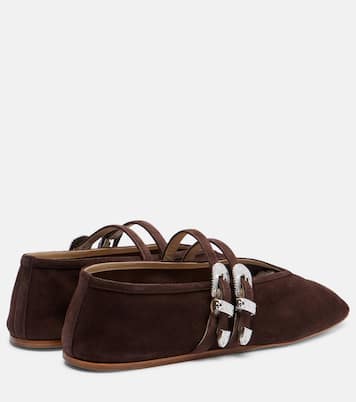 Ballerines Claudia en daim | Le Monde Béryl