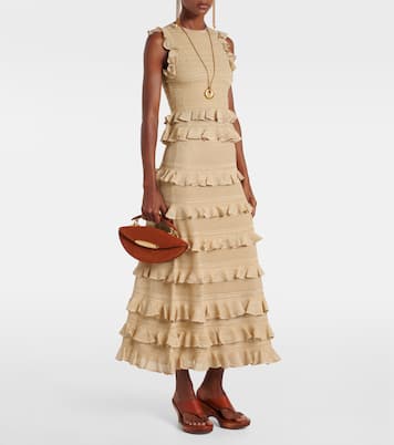 Wavelength suede tote bag | Zimmermann