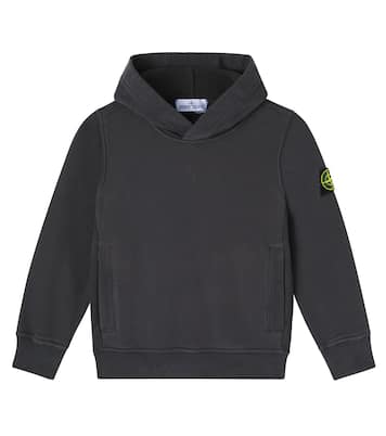Sweat-shirt à capuche Compass en coton | Stone Island Junior