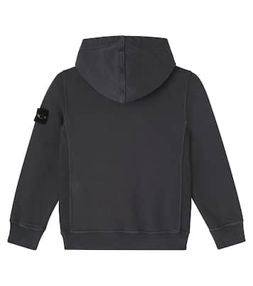 Sweat-shirt à capuche Compass en coton | Stone Island Junior