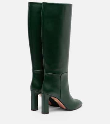 Sellier 85 leather knee-high boots | Aquazzura