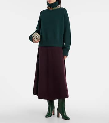 Sellier 85 leather knee-high boots | Aquazzura