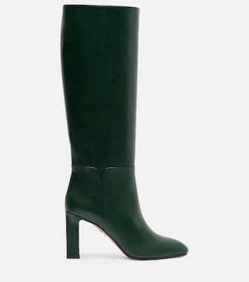 Sellier 85 leather knee-high boots | Aquazzura
