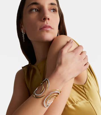 Bracciale Golden Strada in oro 18kt e oro bianco con diamanti | Yeprem