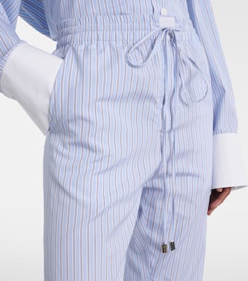 Striped cotton tapered pants | The Attico