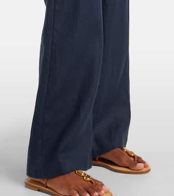 Pantaloni a gamba larga Lulea in lino | Faithfull