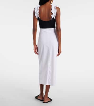 Gathered beach cover-up | Karla Colletto