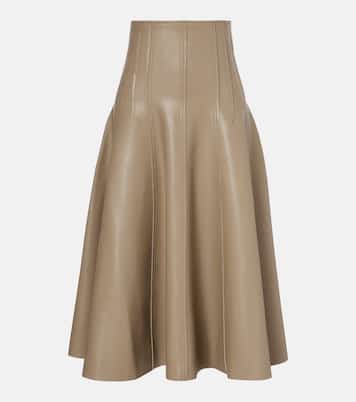Flared midi skirt  | Norma Kamali