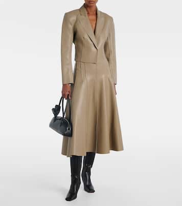 Flared midi skirt  | Norma Kamali