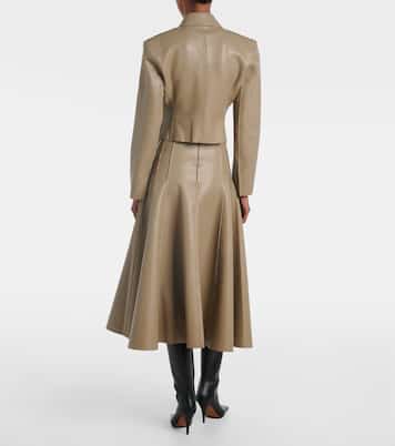 Flared midi skirt  | Norma Kamali