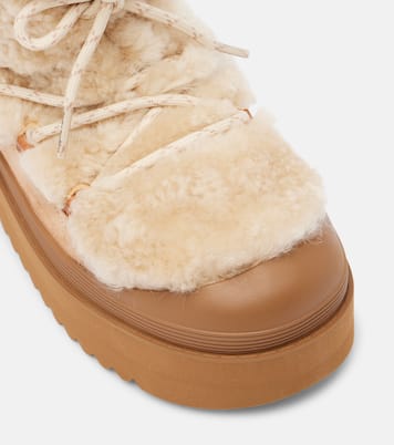 Stiefel Mellow aus Shearling und Veloursleder | Tory Burch