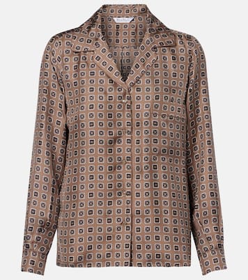 Disco printed silk twill shirt  | Max Mara