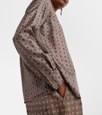 Disco printed silk twill shirt  | Max Mara