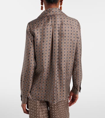 Disco printed silk twill shirt  | Max Mara