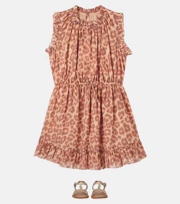 Bedrucktes Kleid aus Baumwolle | Zimmermann Kids